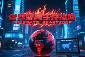 （15220期）付费文章《世界变局生存指南，AI转型加海外突围，破解小城市生存陷阱》